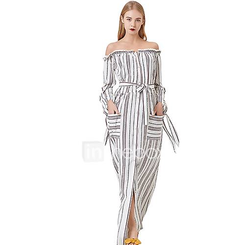 Dames Tuniek Jurk Schouderafhangend Maxi huismerk kopen in de aanbieding Dames Tuniek Jurk Schouderafhangend Maxi huismerk kopen in de aanbieding