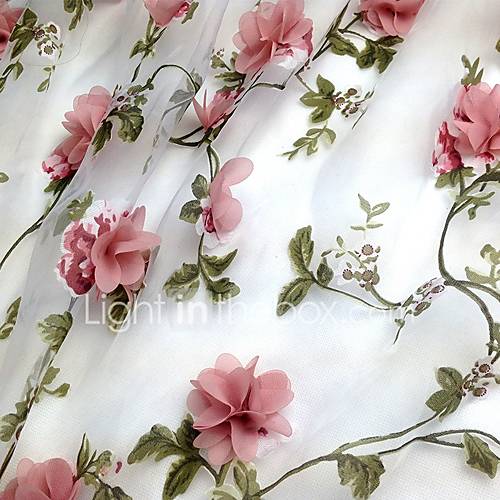 Organza Bloemen Patroon 120 Cm Breedte Kleding Stof Voor Bruids Door De 045M huismerk kopen in de aanbieding