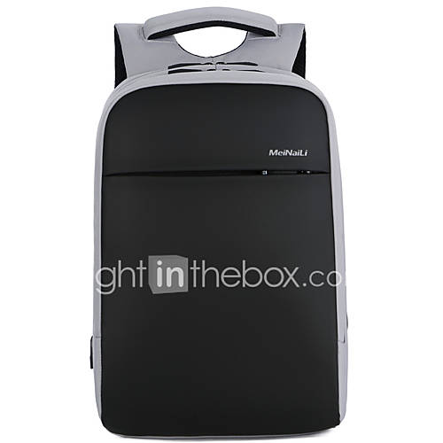 Unisex Tassen Oxford Rugzak Rits Effen Kleur Zwart Grijs huismerk kopen in de aanbieding