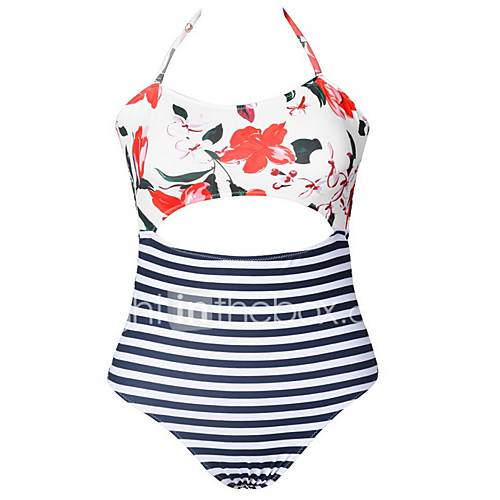 Dames Zwart Eendelig Zwemkleding Bloemen S M L huismerk kopen in de aanbieding