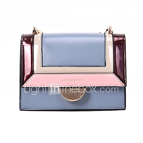 Dames Tassen Lakleer Pu Crossbodytas Knopen Glitter Kleurenblok Zwart Blozend Roze Khaki huismerk kopen in de aanbieding Dames Tassen Lakleer Pu Crossbodytas Knopen Glitter Kleurenblok Zwart Blozend Roze Khaki huismerk kopen in de aanbieding