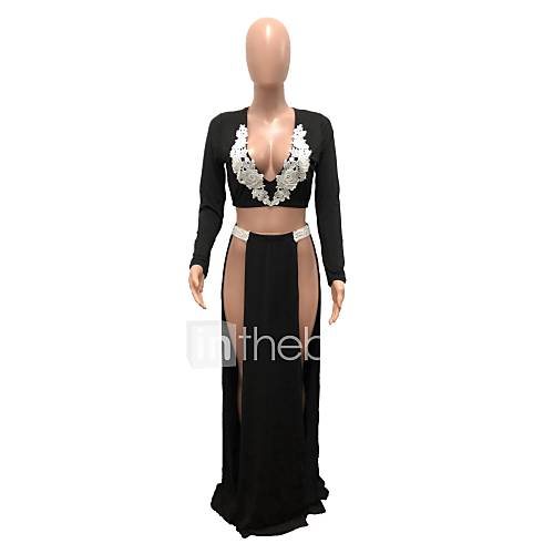 Dames Standaard Set Rok Cut Out Split Effen huismerk kopen in de aanbieding Dames Standaard Set Rok Cut Out Split Effen huismerk kopen in de aanbieding