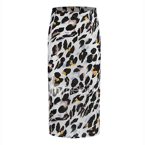 Dames Standaard Schommel Rokken Luipaard huismerk kopen in de aanbieding