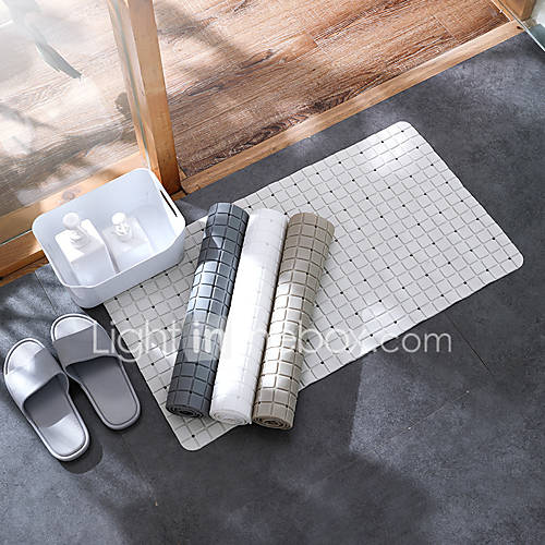 1Pc Informeel Modern Badmatten Pvc Creatief Verdikking Makkelijk Schoon Te Maken huismerk kopen in de aanbieding