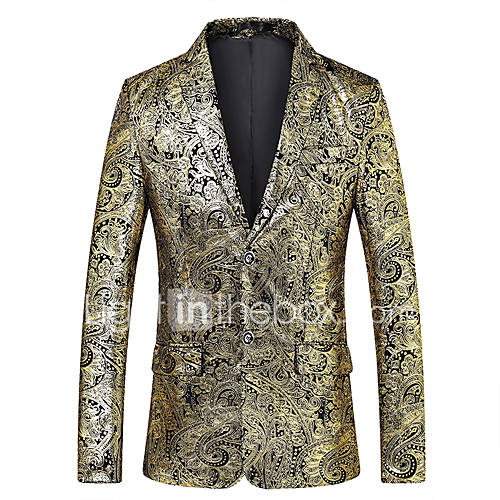 Heren Blazer Bloemen Geometrisch Kleurenblok Puntige Revers Rayon Polyester Goud Xxxl Xxxxl Xxxxxl huismerk kopen in de aanbieding Heren Blazer Bloemen Geometrisch Kleurenblok Puntige Revers Rayon Polyester Goud Xxxl Xxxxl Xxxxxl huismerk kopen in de aanbieding