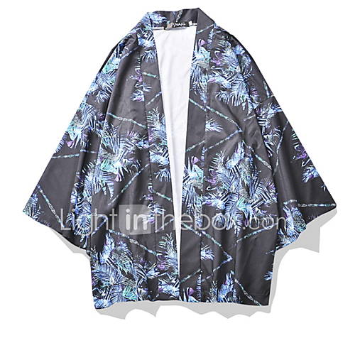 Heren Dames Overhemd Bloemen Blauw huismerk kopen in de aanbieding