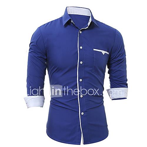 Heren Overhemd Effen Marineblauw Xl huismerk kopen in de aanbieding Heren Overhemd Effen Marineblauw Xl huismerk kopen in de aanbieding