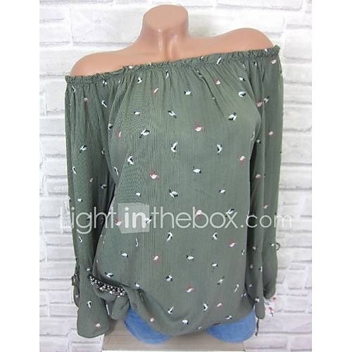 Dames T Shirt Dier Leger Groen Xl huismerk kopen in de aanbieding