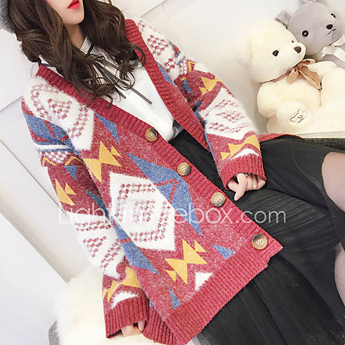 Dames Kleurenblok Lange Mouw Vest V Hals Herfst Winter Blauw Zwart Oranje Een Maat huismerk kopen in de aanbieding Dames Kleurenblok Lange Mouw Vest V Hals Herfst Winter Blauw Zwart Oranje Een Maat huismerk kopen in de aanbieding