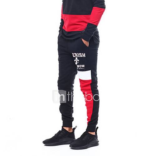 Heren Standaard Jogger Broek Multi Kleur Zwart huismerk kopen in de aanbieding