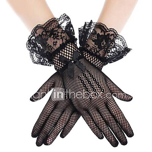 Dames Standaard Effen Bloemen Vingertoppen Handschoenen huismerk kopen in de aanbieding