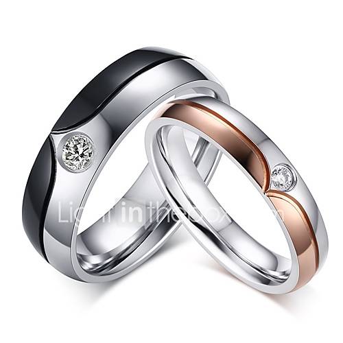 Voor Stel Zirkonia Ringen Stelletjes Roestvast Staal Verguld Stijlvol Klassiek Modieuze Sieraden Wit Verloving Belofte 2Pcs huismerk kopen in de aanbieding Voor Stel Zirkonia Ringen Stelletjes Roestvast Staal Verguld Stijlvol Klassiek Modieuze Sieraden Wit Verloving Belofte 2Pcs huismerk kopen in de aanbieding
