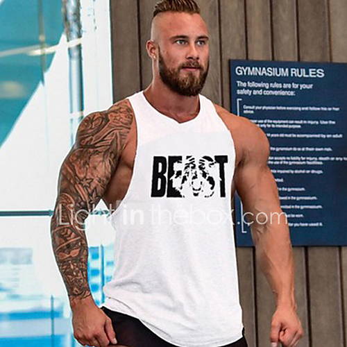 Heren Singlet Letter Wit huismerk kopen in de aanbieding Heren Singlet Letter Wit huismerk kopen in de aanbieding