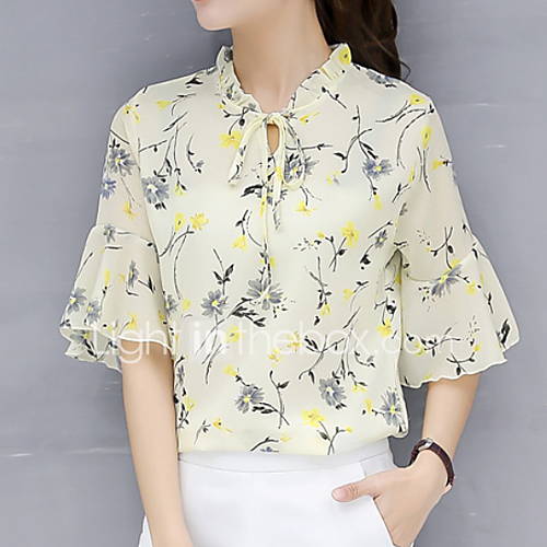 Dames Blouse Geometrisch Zwart Xxl huismerk kopen in de aanbieding