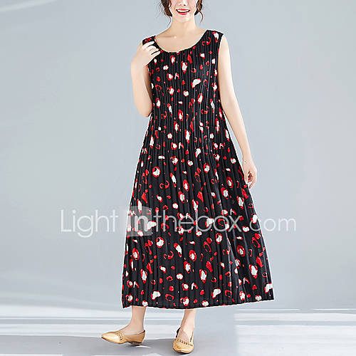 Midi Swing Damesjurk Blozend Roze Zwart L Xl Xxl huismerk kopen in de aanbieding Midi Swing Damesjurk Blozend Roze Zwart L Xl Xxl huismerk kopen in de aanbieding