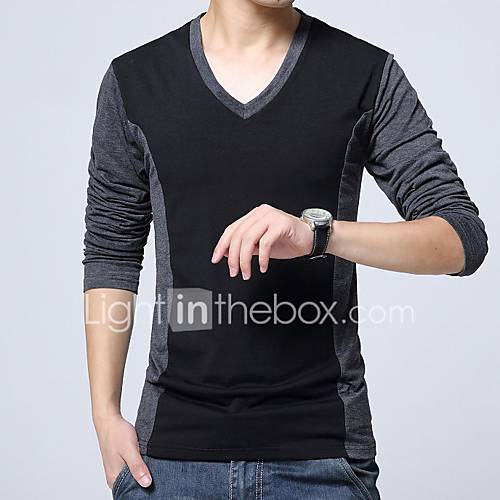 Heren T Shirt Kleurenblok Zwart Xxxl huismerk kopen in de aanbieding Heren T Shirt Kleurenblok Zwart Xxxl huismerk kopen in de aanbieding