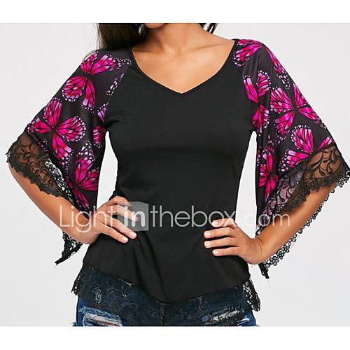 Dames Blouse Kleurenblok Paars Xxxl huismerk kopen in de aanbieding Dames Blouse Kleurenblok Paars Xxxl huismerk kopen in de aanbieding