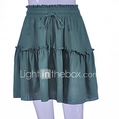 Bovenrok Van Dames Een Lijnrokken Polka Dot Effen Gekleurd huismerk kopen in de aanbieding