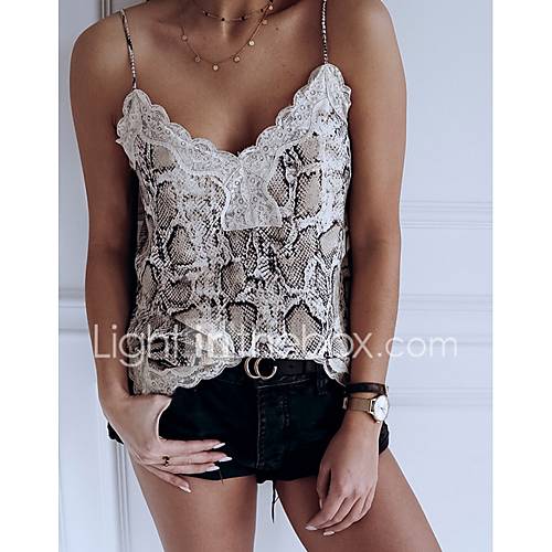 Dames Singlet Dier Licht Bruin huismerk kopen in de aanbieding