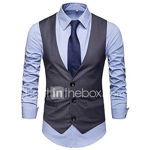 Heren Vest V Hals Polyester Zwart Grijs Xl Xxl Xxxl huismerk kopen in de aanbieding Heren Vest V Hals Polyester Zwart Grijs Xl Xxl Xxxl huismerk kopen in de aanbieding