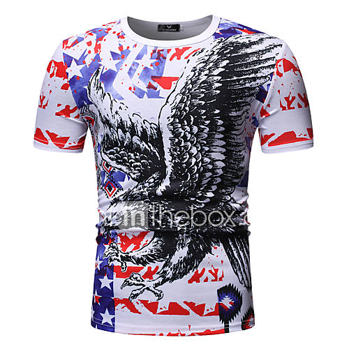 Heren Patchwork Print T Shirt Grafisch Dier Wit Xl huismerk kopen in de aanbieding Heren Patchwork Print T Shirt Grafisch Dier Wit Xl huismerk kopen in de aanbieding