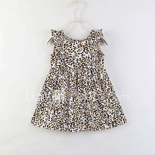 Baby Meisjes Actief Standaard Print Luipaard Mouwloos Tot De Knie Katoen Spandex Jurk Bruin huismerk kopen in de aanbieding Baby Meisjes Actief Standaard Print Luipaard Mouwloos Tot De Knie Katoen Spandex Jurk Bruin huismerk kopen in de aanbieding