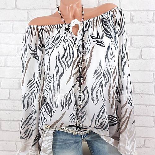 Dames Print Overhemd Bloemen Luipaard Blozend Roze Xxxl huismerk kopen in de aanbieding