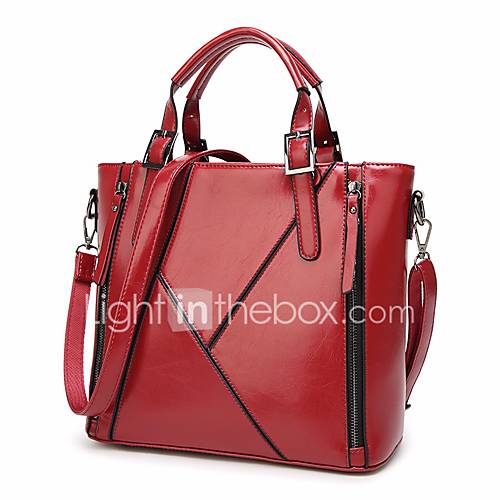 Dames Tassen Pu Schoudertas Rits Fuchsia Bruin Wijn huismerk kopen in de aanbieding Dames Tassen Pu Schoudertas Rits Fuchsia Bruin Wijn huismerk kopen in de aanbieding