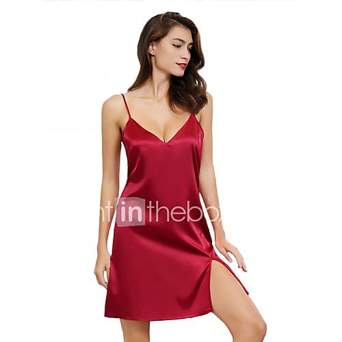 Dames Kousenbanden Jarretelles Nachtkleding Effen Split huismerk kopen in de aanbieding