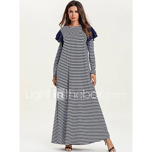 Maxi Hemdjurk Dames Blauw M L Xl Xxl huismerk kopen in de aanbieding