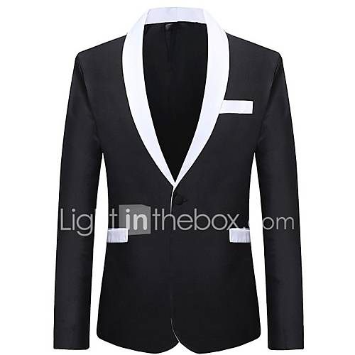 Heren Blazer Sjaalrevers Polyester Wit Zwart Oranje Xl Xxl Xxxl huismerk kopen in de aanbieding Heren Blazer Sjaalrevers Polyester Wit Zwart Oranje Xl Xxl Xxxl huismerk kopen in de aanbieding
