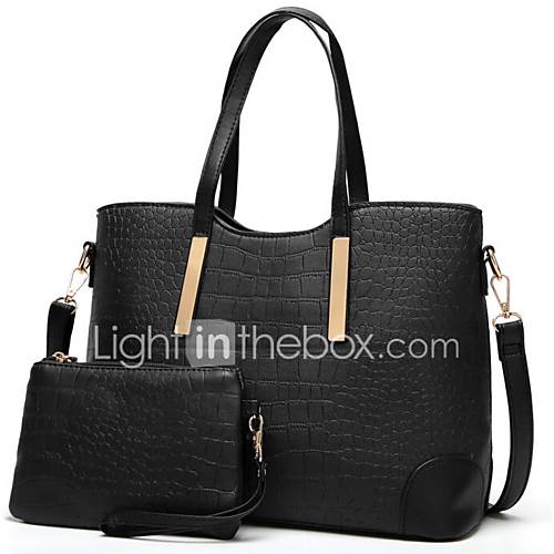 Dames Tassen Pu Zak Set 2 Stuks Purse Rits Donkerblauw Hemelsblauw Wijn huismerk kopen in de aanbieding