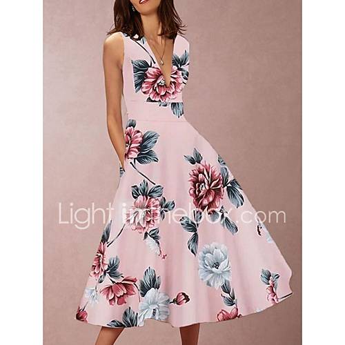 Midi Slanke Damesjersey Voor Dames Diepvallend Blozend Roze S M L Xl huismerk kopen in de aanbieding