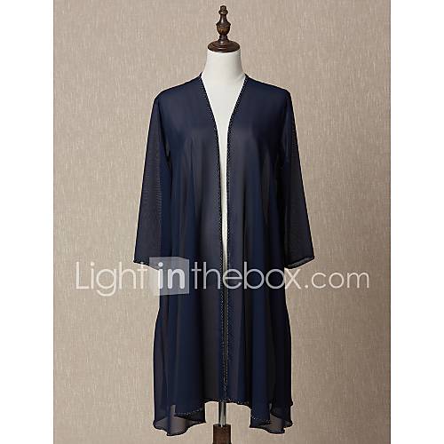 Halve Mouw Chiffon Bruiloft Feest Uitgaan Damesomslag Met Kralen Jasje Jack huismerk kopen in de aanbieding Halve Mouw Chiffon Bruiloft Feest Uitgaan Damesomslag Met Kralen Jasje Jack huismerk kopen in de aanbieding