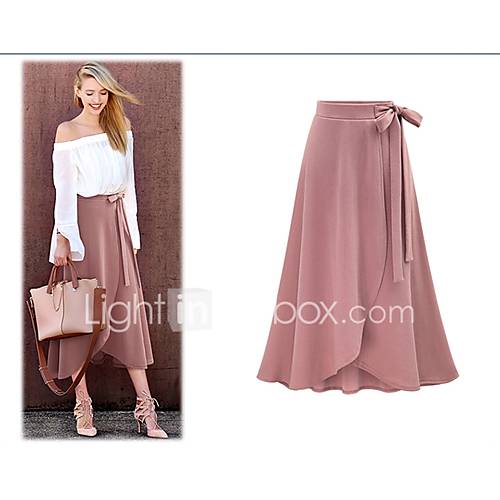 Dames Actief Standaard Schommel Rokken Effen huismerk kopen in de aanbieding