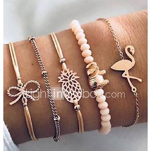 5 Stuks Dames Meerlaags Kralenarmband Vintage Armbanden Oorbellen Armband Ananas Flamingo Heel Simpel Uniek Ontwerp Modieus Leuke En Mooie Style Sieraden Goud Voor Dagelijks School S huismerk kopen in de aanbieding 5 Stuks Dames Meerlaags Kralenarmband Vintage Armbanden Oorbellen Armband Ananas Flamingo Heel Simpel Uniek Ontwerp Modieus Leuke En Mooie Style Sieraden Goud Voor Dagelijks School S huismerk kopen in de aanbieding