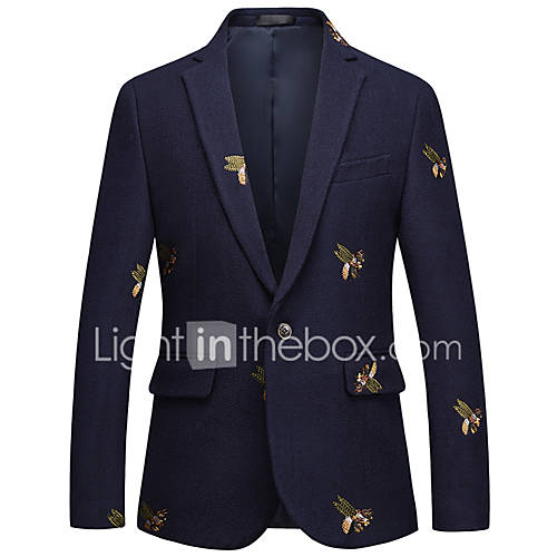 Heren Blazer Geometrisch Puntige Revers Rayon Polyester Marineblauw Xxxxl Xxxxxl Xxxxxxl huismerk kopen in de aanbieding Heren Blazer Geometrisch Puntige Revers Rayon Polyester Marineblauw Xxxxl Xxxxxl Xxxxxxl huismerk kopen in de aanbieding