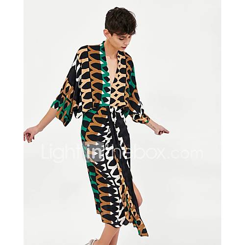 Midi Swing Damesjurk Zwart S M huismerk kopen in de aanbieding