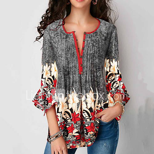 Dames T Shirt Bloemen Zwart Xxxl huismerk kopen in de aanbieding Dames T Shirt Bloemen Zwart Xxxl huismerk kopen in de aanbieding