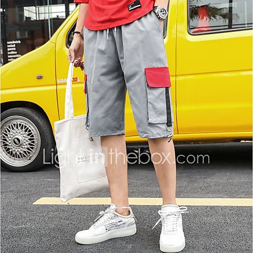 Heren Street Chic Chinos Zwaar Katoen Broek Multi Kleur Grijs huismerk kopen in de aanbieding