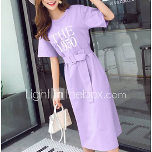 Midi Een Lijnjurk Voor Dames Kaki Zwart Geel S M L Xl huismerk kopen in de aanbieding