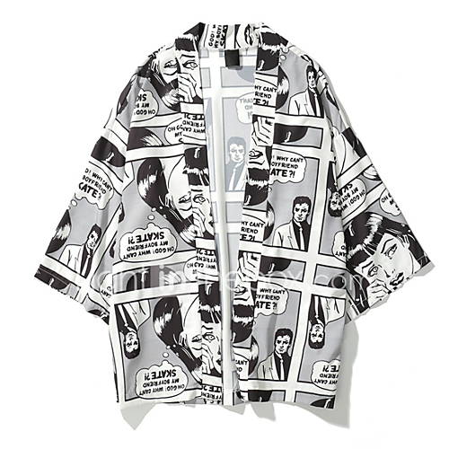 Heren Overhemd Cartoon Wit huismerk kopen in de aanbieding Heren Overhemd Cartoon Wit huismerk kopen in de aanbieding