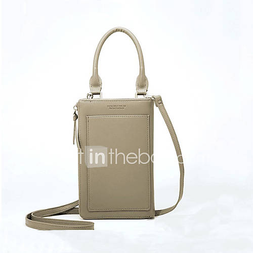 Dames Tassen Pu Portomonnees Effen Kleur Rood Blozend Roze Donker Grijs huismerk kopen in de aanbieding