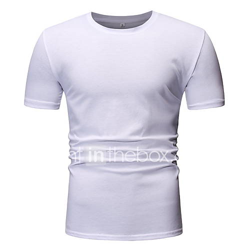 Heren T Shirt Effen Khaki huismerk kopen in de aanbieding