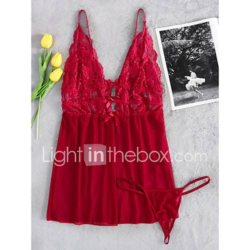 Dames Kostuum Nachtkleding Bloemen Patchwork Kant huismerk kopen in de aanbieding