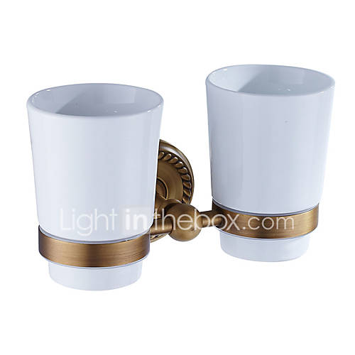 Tandenborstelhouder Nieuw Design Antiek Messinki Keramiek 1Pc Muurbevestigd huismerk kopen in de aanbieding