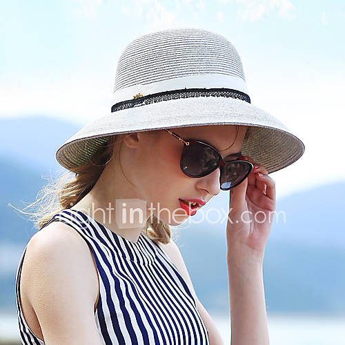 Dames Standaard Stroeffen Strohoed Zonnehoed Lente Zomer Licht Blauw Lichtgrijs huismerk kopen in de aanbieding Dames Standaard Stroeffen Strohoed Zonnehoed Lente Zomer Licht Blauw Lichtgrijs huismerk kopen in de aanbieding