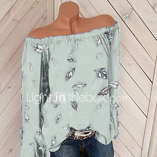 Dames Print Blouse Bloemen Klaver Xxxl huismerk kopen in de aanbieding Dames Print Blouse Bloemen Klaver Xxxl huismerk kopen in de aanbieding