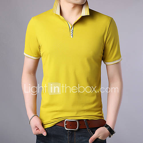 Heren Print Polo Effen Fuchsia Xl huismerk kopen in de aanbieding