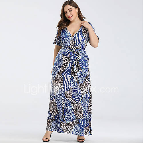 Dames Boho Elegant Recht Schede Jurk Paisley Veters Print Maxi huismerk kopen in de aanbieding